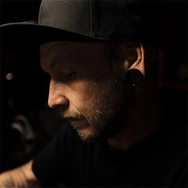 Louis Sonnekus, licensed tattoo artist at Tainted Flesh Body Art North Wilmington DE