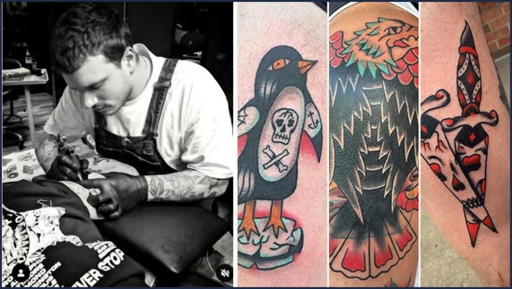 Richie Long tattooing a client at Tainted Flesh Body Art North in Wilmington, DE